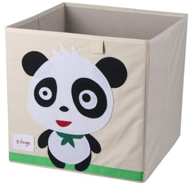 SAFIGLE Stoffaufbewahrungsbox für Spielzeug Aufbewahrungswürfel Organizer Leicht Tragbar mit Cartoon-design für Reisen und Picknicks