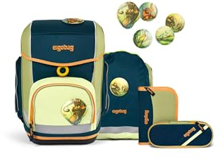 ergobag cubo Set ergonomischer Schulranzen, Vorgänger-Kollektion, klassisch 5-teilig 1. Klasse Grundschule
