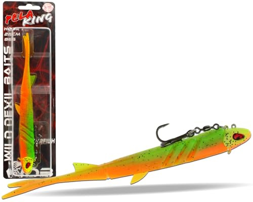 Wild Devil Baits Pela King Pelagic Köder Pelagisch Angeln Shad Kunstköder Vertikal Köder V Tail Gummifisch