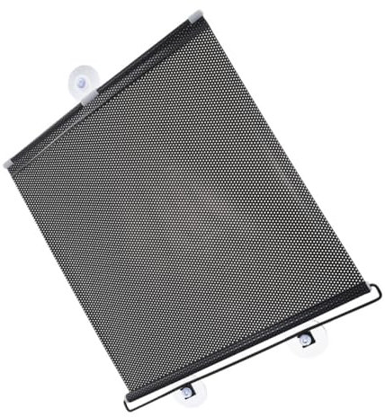 Warmhm Fensterrollo Mit Saugnapf 58x125cm Schwarzes Punktdesign Lichtundurchlässig Ohne Bohren Für Küchen Und Balkone Uv Schutz Einfacher Und Schneller Montage