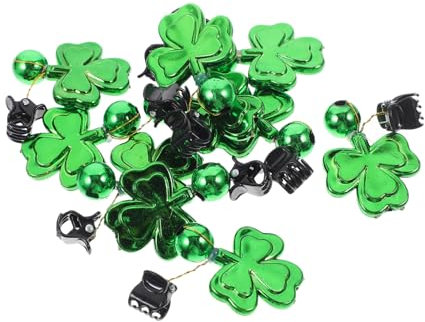 Alipis 2 Sets Bart-Haarschmuck-Clips Zum St. Patricks Day Bart-Clip Bart-Dekoration Für Männer Und Frauen Festivals Weihnachten 10 Stück * 2