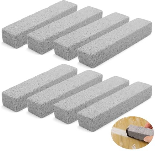 HIKPACKER Pietra Pomice Detergente, 8 Pezzi Pumice Stone, Forno Detergente per Piastrelle, Spazzole per Pulizia, Pietra Pomice Pulizia per Grill, Bagno, Lavandino, Cucina, Grate
