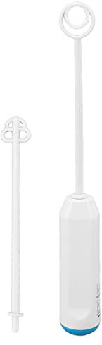 Batteur à œufs électrique Automatique, Mini Mélangeur pour Faire de la Crème à la Maison (WHITE)