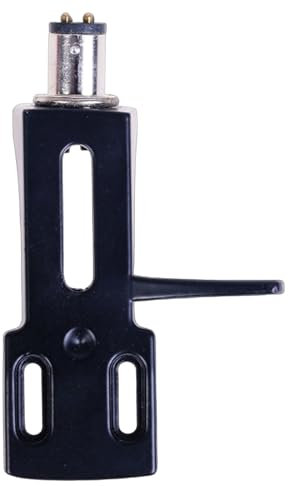 GAOSHA Plattenspieler-Headshell, Phonograph-Plattenspieler, Ersatz-Kopfschale, Aluminiumhalterung für Plattenspieler