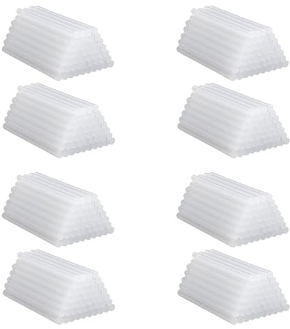 Wzxksoac 400 Barras de Pegamento Termofusible de 7 mm X 100 Mm, Barras de Pegamento Caliente para Herramientas de Reparación de Álbumes Artesanales, Barras de Pegamento Caliente