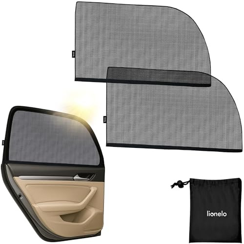 LIONELO Sunblocker Pare-soleil universel pour enfants, 2 pièces, protection UVA et UVB soleil et chaleur, montage facile moustiquaire