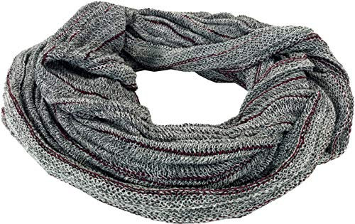 GURU SHOP Weicher Loop Schal/Stola, Magic Loopschal, Weste - Grau, Herren/Damen, Baumwolle