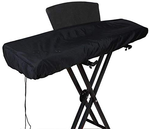 Ruibo 61 Tasten Keyboard Cover / Wasserdichte Elektronische Klaviertastatur Staubschutz mit Kordelzug aus 420D Oxford / 61 Tasten Musik Keyboard Cover