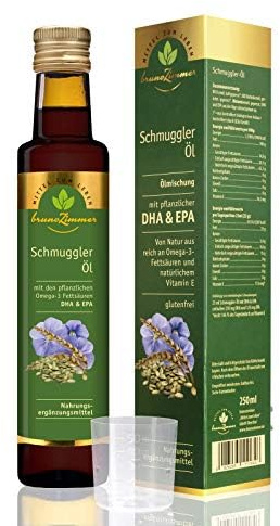 Schmuggleröl Ölmischung DHA EPA Nahrungsergänzung 250 ml