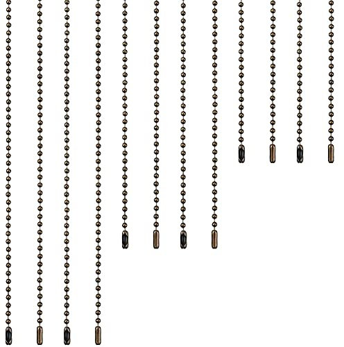 Prolunga a Catena di Trazione Ventilatore da Soffitto 12 Pezzi Prolunga Catena Ventilatore in Bronzo 12/24/36 Pollici Catena Trazione Ventilatore da Soffitto Extra Lungo