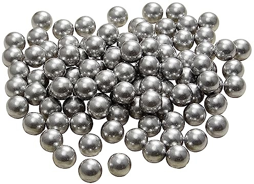 Alien Play Paintball-Munition aus massivem Aluminium, 50 Kaliber, 100 Schüsse für Selbstverteidigung, 2,8 g, Kaliber .50, leistungsstarke Projektile, passend für t4e TR50/HDR 50