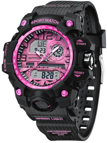 findtime Unisex Sportuhren für Herren und Damen Armbanduhr Herrenuhr Damen Digital Uhr Tactical Watch Outdoor Digitaluhr für Jungen und Mädchen mit LED-Leuchtdisplay