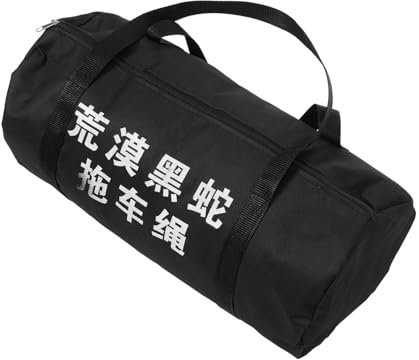 MUCKLILY Tow Strap Storage Bag Leichte Aufbewahrungstasche Für Abschleppseile Outdoor Zubehör Mit Reißverschluss Für Camping Und Offroad-aktivitäten Maße