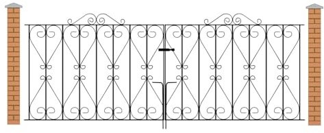 Regent Scroll Metal Garden Driveway Gates Galvanised Wrought Iron Style Swing Gate (2438mm (8ft) Gap X 914mm High RDZP13)