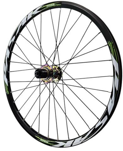 LPYDWZ MTB hjulsats 26 27,5 29 Quick Release Skivbroms 32H Mountainbikehjul, Höghållfast Aluminiumlegeringsfälg Svart Cykel for 7-12 växlade Hjul(Rear wheels,27.5 INCH)