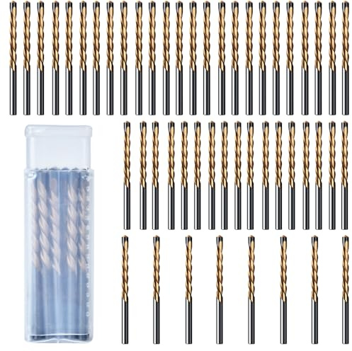 50 herramientas de corte para paneles de yeso de 5/32 pulgadas, brocas de corte de punto de guía, brocas de corte de punto de guía para paneles de yeso, utilizadas para sierra en espiral y