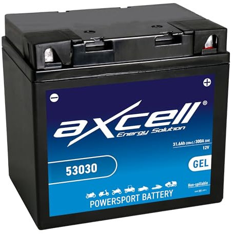 AXCELL Batterie 12V Y60-N30L-A GEL 53030 passend für BMW K 100 RS 4-Ventil 1000 K589 1989-1992