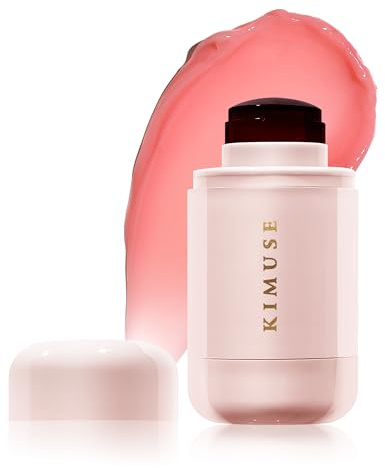 KIMUSE Jelly Cheek & Lip Tint, Blush Stick, Multi-Use, Tint für Wangen, Lippen & Augen, Langanhaltend & Aufbaubar, Vegan & Ohne Tierversuche