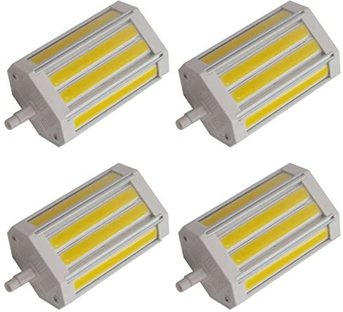 HTTGDGDH Lampadina LED R7S 118 Mm Equivalente A 300 W, Lampadine A Luce Diffusa con Attacco R7S A Doppia estremità J118 da 30 W, Lampadine COB da Incasso Non Dimmerabili da 3000 L（3000K）