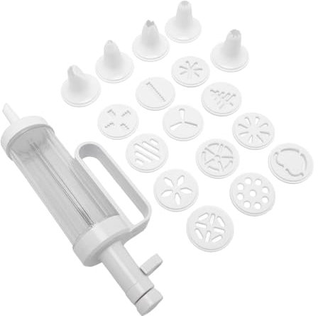 Ejoyous Kit de Prensa de Cookie Creador de Cocineras de Acero Inoxidable Set Profesional de Galletas con 17 Accesorios para Fácil Decoración de Hornear