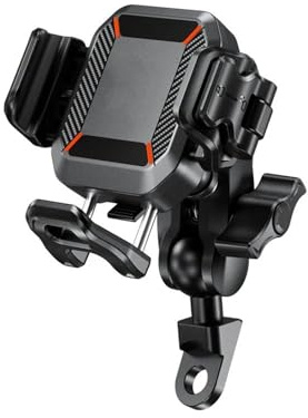 Navigationsfäste GPS Motorcykel Telefonhållare Stötdämparfäste Mobilhållare Mobiltelefon Navigeringsfäste(M33-C2)
