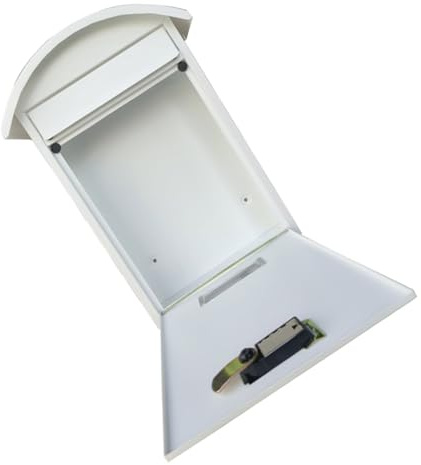 TOPBATHY Boîte aux Lettres Murale Verrouillable avec Cadenas à Code Boîte aux Lettres Extérieure Sécurisée pour Courrier et Colis Rangement de Courrier Imperméable pour Maison ou Bureau