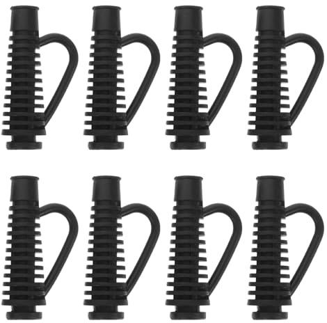 Gatuida Lot de 8 manchons de rechange pour cordon de sèche-cheveux - Gaine de protection flexible pour câble de sèche-cheveux - Protection des articulations pour éviter d'endommager le cordon