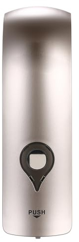 Vroomoto Dispenser di Sapone Manuale Monotesta da 300 Ml Montato a Parete Grigio per Bagno, Ufficio, Hotel (Champagne Oro)