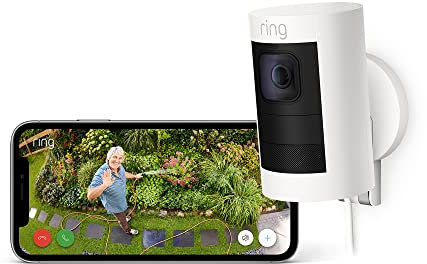 Ring Outdoor Camera Elite (Stick Up Cam) | HD outdoor Security Camera 1080p Video, Two-Way Talk, Wifi, Works with Alexa | alternative to CCTV system | 30-day free trial of Ring Protect