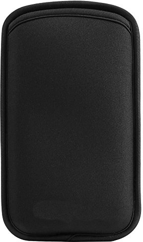 Jlyifan 6.5 in Neoprene Mobile Phone Sleeve Shock proof Pouc Case for Samsung Galaxy A15 A55 A35 A23 A14 S22 Ultra Motorola Edge Moto G13 G53 G30 G60s OnePlus 12 Nord N30 Black