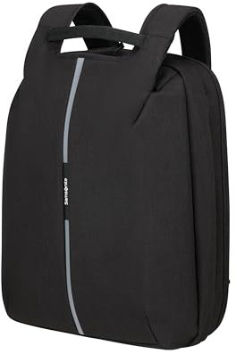 Samsonite Securipak - Reise-Rucksack erweiterbar 15.6 Zoll, 45 cm, 25.5/30 L, Schwarz (Black Steel)