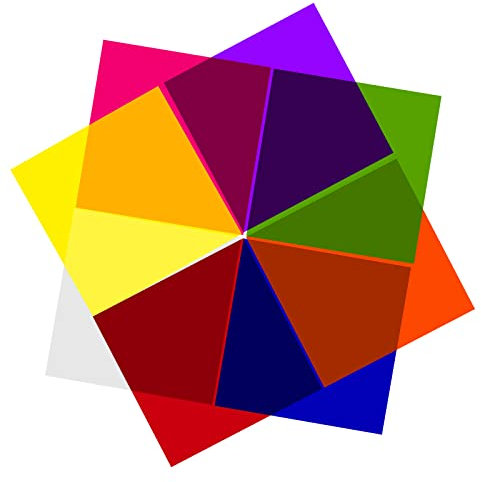 SAVITA 120 Stück 19cm Cellophanfolie Bunt, Quadratisch Farbige Transparent Folien Bunte Transparency Film zum fensterfolie Basteln von Basteln Kunstwerken Sammelalben Alben Dekoration