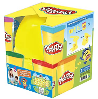 Play-Doh Hasbro Riesenei mit 7 Überraschungen, ab 3 Jahren, Knetmasse, Mehrfarbig