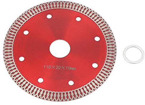Tile Cutter, 110 * 20 * 10mm Diamond Saw Blade Cutting Disc Wheel for Cutting Porcelain Tiles Marble Ceramics Works