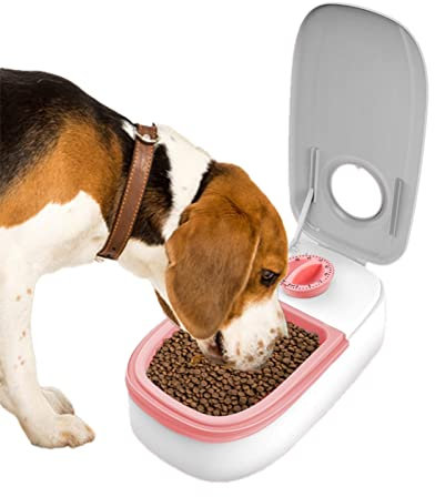 Automatic Pet Feeders, Timed Cat Dog Feeder, Dry And Wet Food Dispenser With 48 Hour Timer, Timed Food Bowl For Pets, Timing And Quantification, Dry And Wet Feeding, Ice Can Be Placed At The Bottom