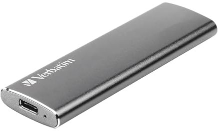 Verbatim Vx500 External SSD Hard Drive 2TB Portable Solid State Drive USB 3.2 Gen 2 External Drive for Mac, PC, Smartphone & Game Console, Space Grey