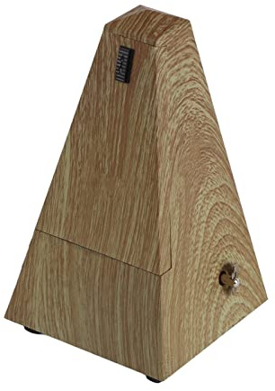 Metronom Al Holzmetronom für Gitarre DrumTower Metronom, Gitarrenzubehör für Gitarre, Metronom Eichenmetronom Universelles Metronom für Klavier Gitarre Trommel Violine Flöte