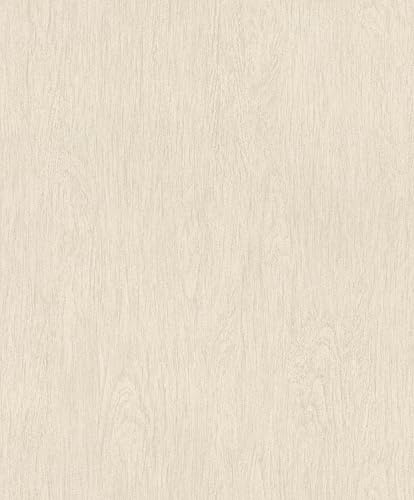 Rasch SCHÖNER WOHNEN-Kollektion Vliestapete WOOD 600018 mit Holzoptik in Sand - 10,05 m x 0,53 m