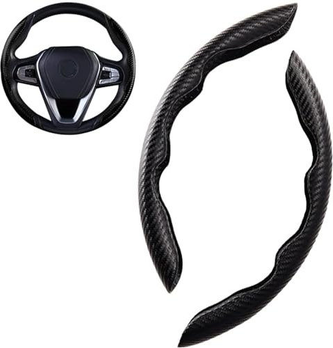 YCPHR Auto Lenkradbezug für Mercedes Benz AMG EClass W211 W212 W213 E200 E200d E220d, Segmentierter rutschfest Langlebig Auto Lenkrad Schutzhülle Auto Innenraum ZubehöR