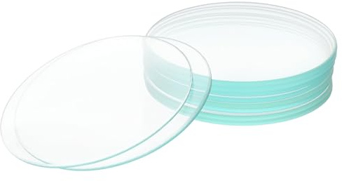 BorinGlass Watch Glass with 70mm OD, Borosilicate Glass Evaporating Dish & Beaker Cover for Laboratory Experiments