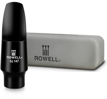 ROWELL Jazz Soprano Saxophone Mouthpiece Professional Sax Mouthpiece Warm Bright Tone for Students & Pros,Ideal for Modern Jazz, Pop, Funk Music