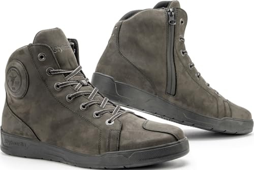 Stylmartin Tank WP Leather wasserdichte Motorrad Schuhe, braun, 43