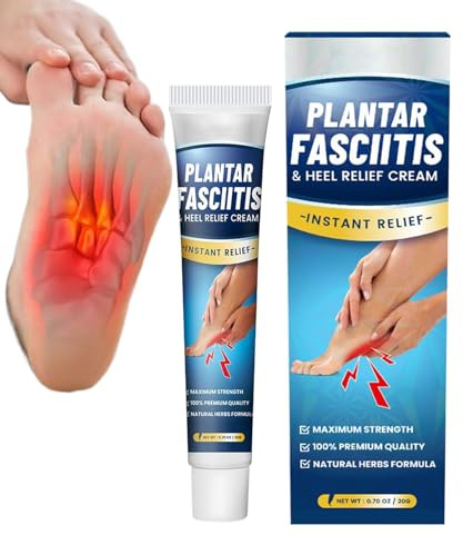 Crema para pies - Crema de pies vegetal para reparar talones y tobillos, 20 g, bálsamo con diseño de masaje para la recuperación después de los deportes, paseo, entrenamiento, atletas en