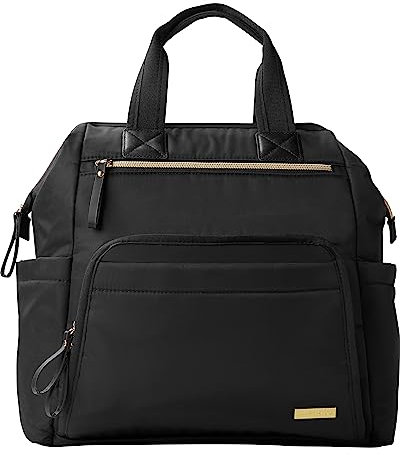 Skip Hop 200150 Mainframe Wide Open Backpack, schwarz