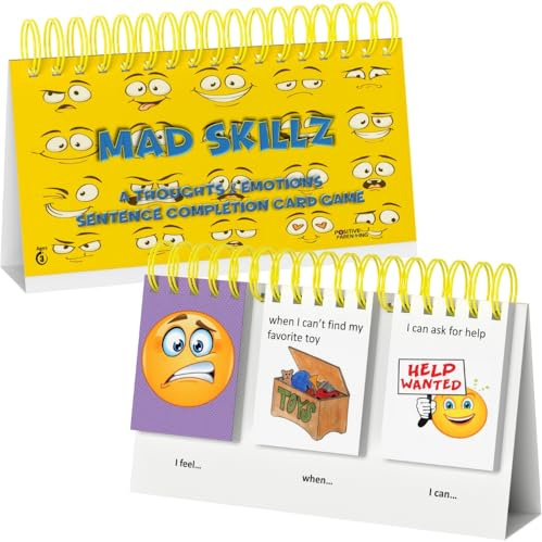 Mad Skillz Sentence Building Cards | Emotional Regulation & Speech Therapy Learning Tool | Phonics, Reading & Language Game for PreK–2nd Grade | Special Education & Homeschool Classroom Must-Have
