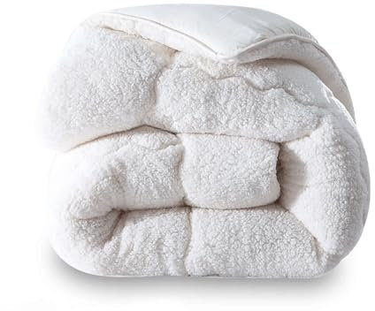 SAMPUR | Couette Douceur | Sensation Laine et Cosy | Surpiquage Innovant | Réversible été-Hiver | Isolation Thermique (200_x_200_cm)