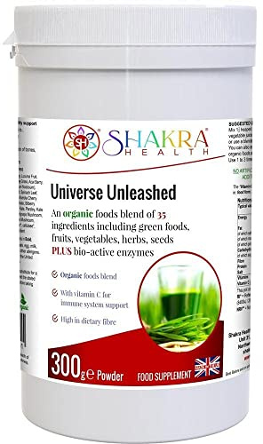 Universe Unleashed 300g Powder | Organic Superfoods & Bio Active Enzyme Combination, Complete Vegan Immune Boosting & Body Alkalising Nourishment Complex Absolute Detoxification