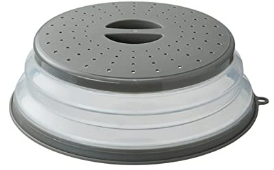 Vishui Collapsible Silicone Microwave Food Cover Splatter Guard 10.5 Inch