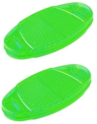 Inovey 3Pcs Bicicleta Spoke Reflector Bicicleta De Montaje De La Rueda De Advertencia De Seguridad Reflectores Llanta De La Rueda De Montaje Reflectante Reflectores De La Noche - Verde- 7.2cm