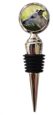 Personalised Greyhound Photo Wine Bottle Stopper Sealer Plug Birthday Gift